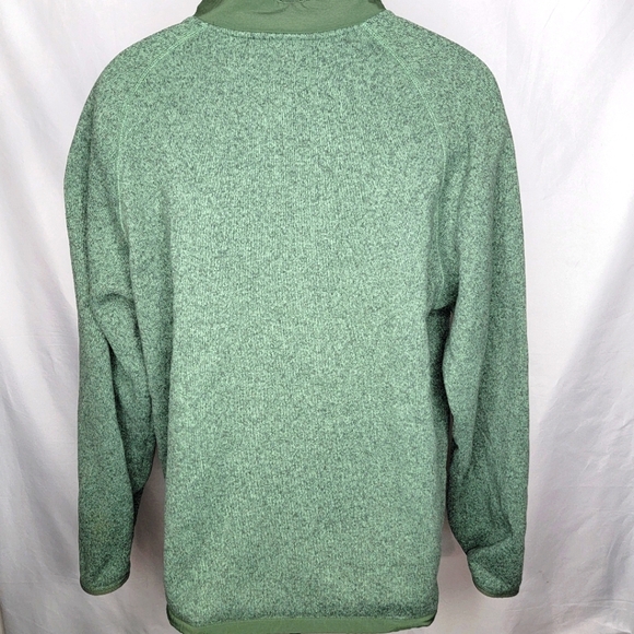 North Face Green Half-Zip Sweater Line with Fleece Size XL - Picture 4 of 6
